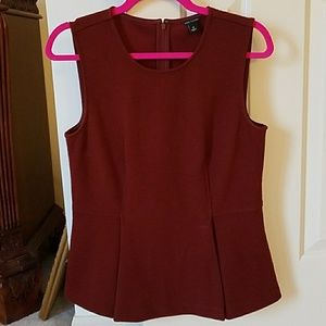 Ann Taylor Peplum Top size Medium.  NWOT